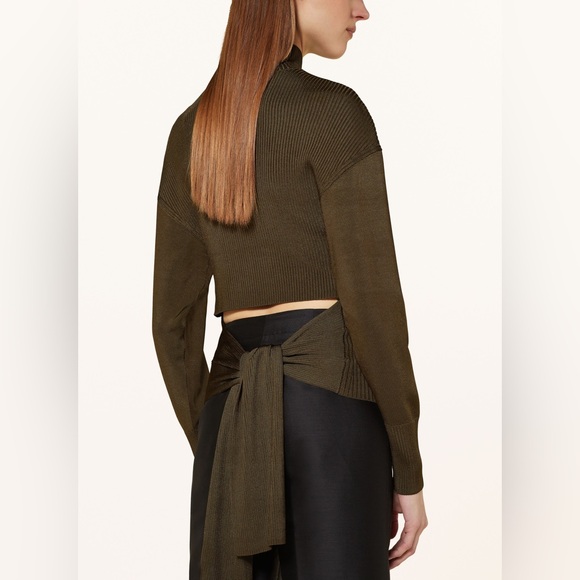 NWT. COS Open-Back Ribbed-Knit Top. NEW - Picture 1 of 9